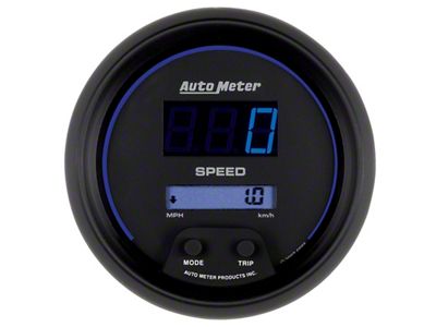 Auto Meter Cobalt Digital 85.7mm Black Electric Programable Speedometer - 6988