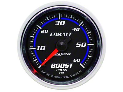 Auto Meter Cobalt 52mm 0-60psi Mechanical Boost Gauge - 6105