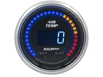 Auto Meter Cobalt 2-1/6in 0-300 Degree F Digital Air Temp Gauge - 6158