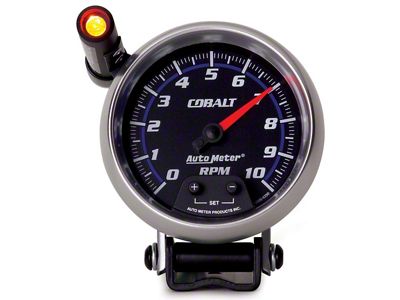 Auto Meter Mini-Monster 10000RPM Pedestal Mount Tachometer - 6290