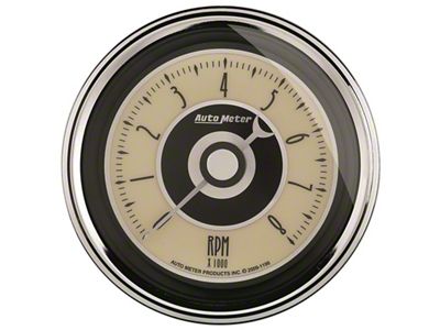 Auto Meter Cruiser Ad 3 3/8in 8000 RPM In-Dash Tachometer - 1195