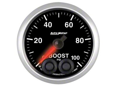 Auto Meter Elite 52mm 100psi Digital Stepper Motor w/Peak and Warning - 5606