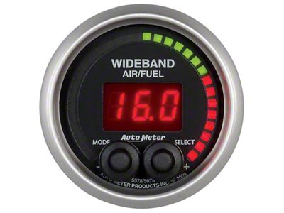 Auto Meter Elite 52mm Wideband Air/Fuel Ratio PRO Kit - 5678