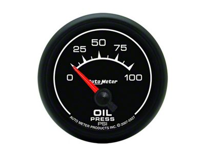 Auto Meter ES 52mm 100 PSI Short Sweep Electric Oil Pressure - 5927