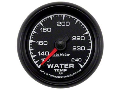 Auto Meter 52mm 120-240 Deg F Mechanical Water Temperature Gauge - 5932