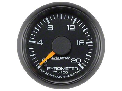 Auto Meter Factory Match Chevy 2-1/16in FSE 0-2000 Pyro Kit Gauge - 8345