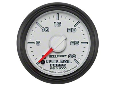 Auto Meter Factory Match Diesel Fuel Rail Pressure Gauge 52.4mm 0-30K - 8593