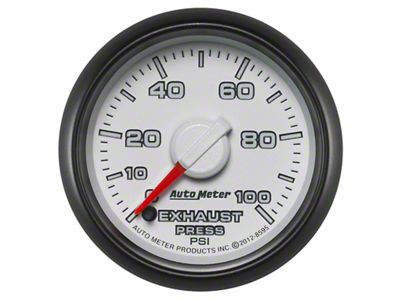 Auto Meter Factory Match Exhaust Pressure Gauge 2-1/16in 0-100 PSI FSE - 8595