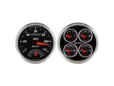 Auto Meter 5inch Kit Box - Tach Speedo Combo / Oil - 1204