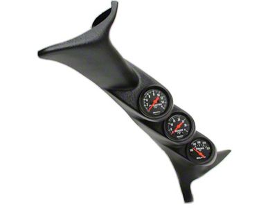 Auto Meter 99-06 Ford Powerstroke/SD Black Triple Pillar Z-Series Gauge Kit - 7072