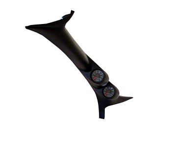 Auto Meter 99-07 Ford Powerstroke/SD Black Dual A-Pillar Gauge Kit - 7076