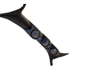 Auto Meter 99-07 Ford Powerstroke/SD Black Triple Pillar Gauge Kit - 7077