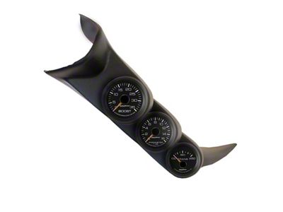 Auto Meter 01-06 Chevy Duramax Black Triple A-Pillar Gauge Kit - 7086