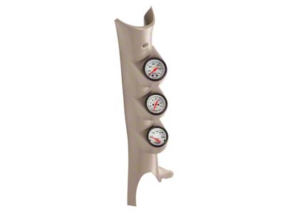 Auto Meter 03-09 Dodge Ram Taupe Triple Pillar Phantom Gauge Kit - 7098