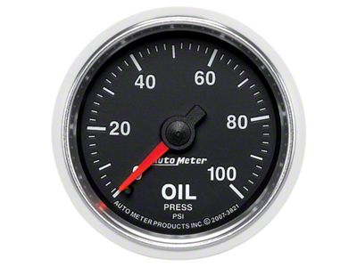 Auto Meter 52mm 0-100 PSI Mechanical Oil Pressure Gauge - 3821