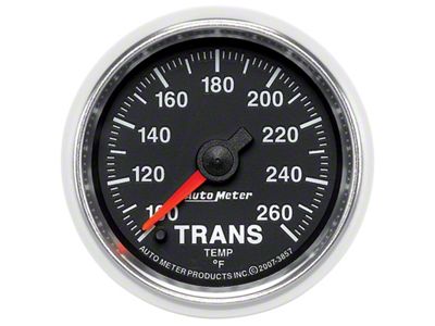 Auto Meter GS 100-260 degree Electronic Trans Temperature Gauge - 3857