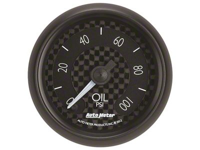 Auto Meter GT Series 52mm Full Sweep Electronic 0-100 PSI Oil - 8053