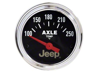 Auto Meter Jeep 52.4mm Short Sweep Electronic 100-250 Def F Axle - 880431