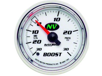 Auto Meter 52mm 30 PSI Mechanical Boost Gauge - 7303