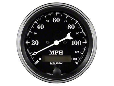 Auto Meter Gauge Speedo. 3 3/8in 120mph Elec. Prog. w/ - 1780