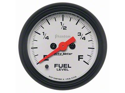 Auto Meter 52mm Full Sweep Electronic Fuel Level Programmable Empty-Full - 5710