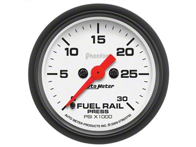 Auto Meter Phantom 2-1/16in 30K PSI Digital Stepper Motor Fuel Rail - 5786