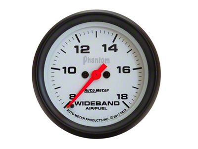 Auto Meter Phantom 2-5/8in Wideband Air Fuel Ratio Gauge - 5879