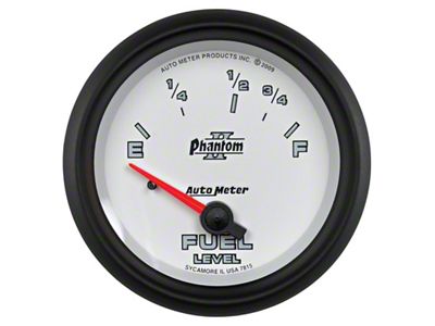 Auto Meter Phantom II 2-5/8in / 73 Ohms Empty - 10 - 7815