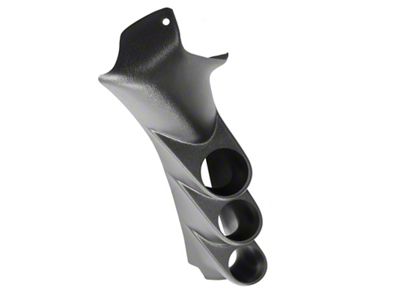 Auto Meter 01-04 Ford Mustang Convertible 52mm Black Triple Pillar Pod - 12126