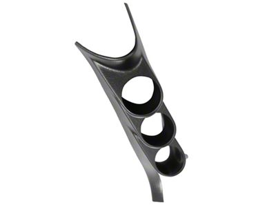 Auto Meter 05-09 Ford Mustang 52mm Black Triple Pillar Pod - 12128