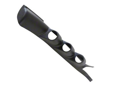 Auto Meter 05-07 Ford Mustang Convertible 52mm Black Triple Pillar Pod - 12130