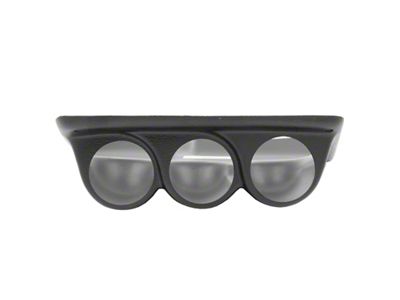Auto Meter 99-03 Ford Super Duty 52mm Black Triple Under Dash - 15018