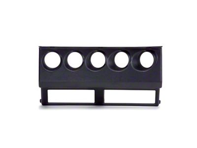 Auto Meter 87-95 Jeep Wrangler YJ Black Cluster Bezel - Holds - 15218