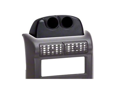 Auto Meter 97-06 Jeep Wrangler TJ Black Dual Dash Pod - 15219