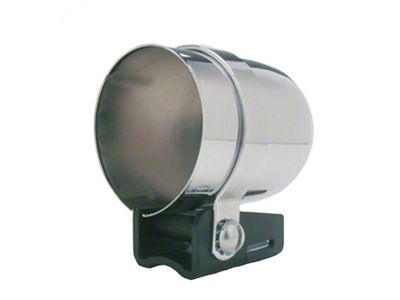 Auto Meter Pedestal Gauge Mount with Chrome Cup; 2-1/16-Inch (Universal; Some Adaptation May Be Required)