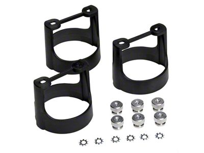 Auto Meter 2-1/16in Black Composite Gauge Bracket Kit 3pcs. - 2230