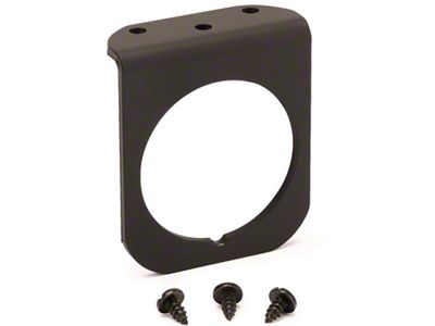 Auto Meter 2-1/16in Black 1-Hole Gauge Panel - 2236