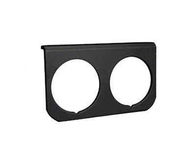Auto Meter 2-1/16in Black 2-Hole Gauge Panel - 2237