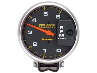 Auto Meter 5 inch Diesel 6000 RPM with Memory 4 Pulse - 6806
