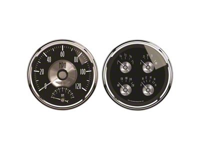 Auto Meter Prestige Series Black Diamond 5in Gauge Box Kit-Tachometer/Speedometer Combo - 2005