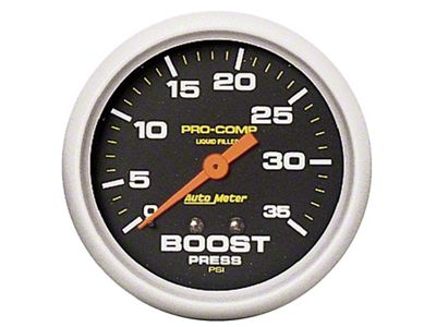 Auto Meter Pro-Comp 2 5/8in 0-35 PSI Liquid Filled Mech Boost - 5404
