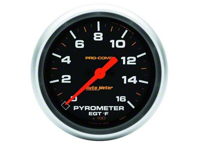 Auto Meter Pro Comp Full Sweep Electronic 1600F Pyrometer Gauge - 5444