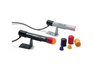 Auto Meter Mini Pro-Lite Warning Light Silver Case / Red Bulb - 3238