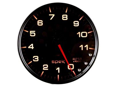 Auto Meter Spek-Pro Gauge Tachometer 5in 11K Rpm W/Shift Light & - P23952