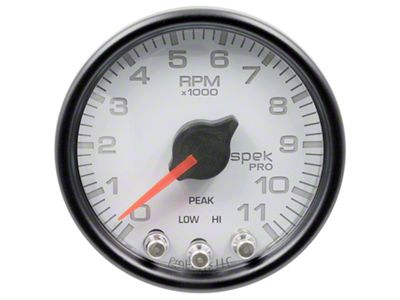 Auto Meter Spek-Pro Gauge Tach 2 1/16in 11K Rpm W/ Shift - P33612