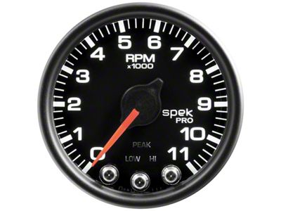 Auto Meter Spek-Pro Gauge Tach 2 1/16in 11K Rpm W/ Shift - P33632