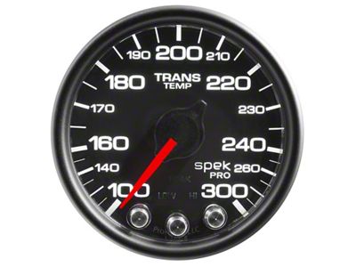 Auto Meter Spek-Pro Gauge Trans Temp 2 1/16in 300f Stepper Motor - P34232