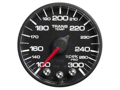 Auto Meter Spek-Pro 52.4mm 100-300 Deg F Digital Stepper Motor Trans - P342328