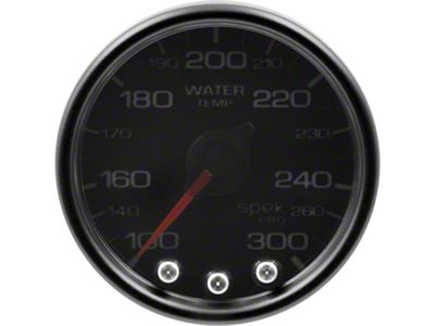 Auto Meter Spek-Pro Gauge Water Temp 2 1/16in 300f Stepper Motor - P34652