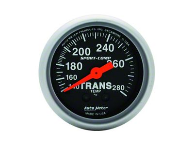 Auto Meter Sport Comp 140-280F Trans Temp Gauge - 3351